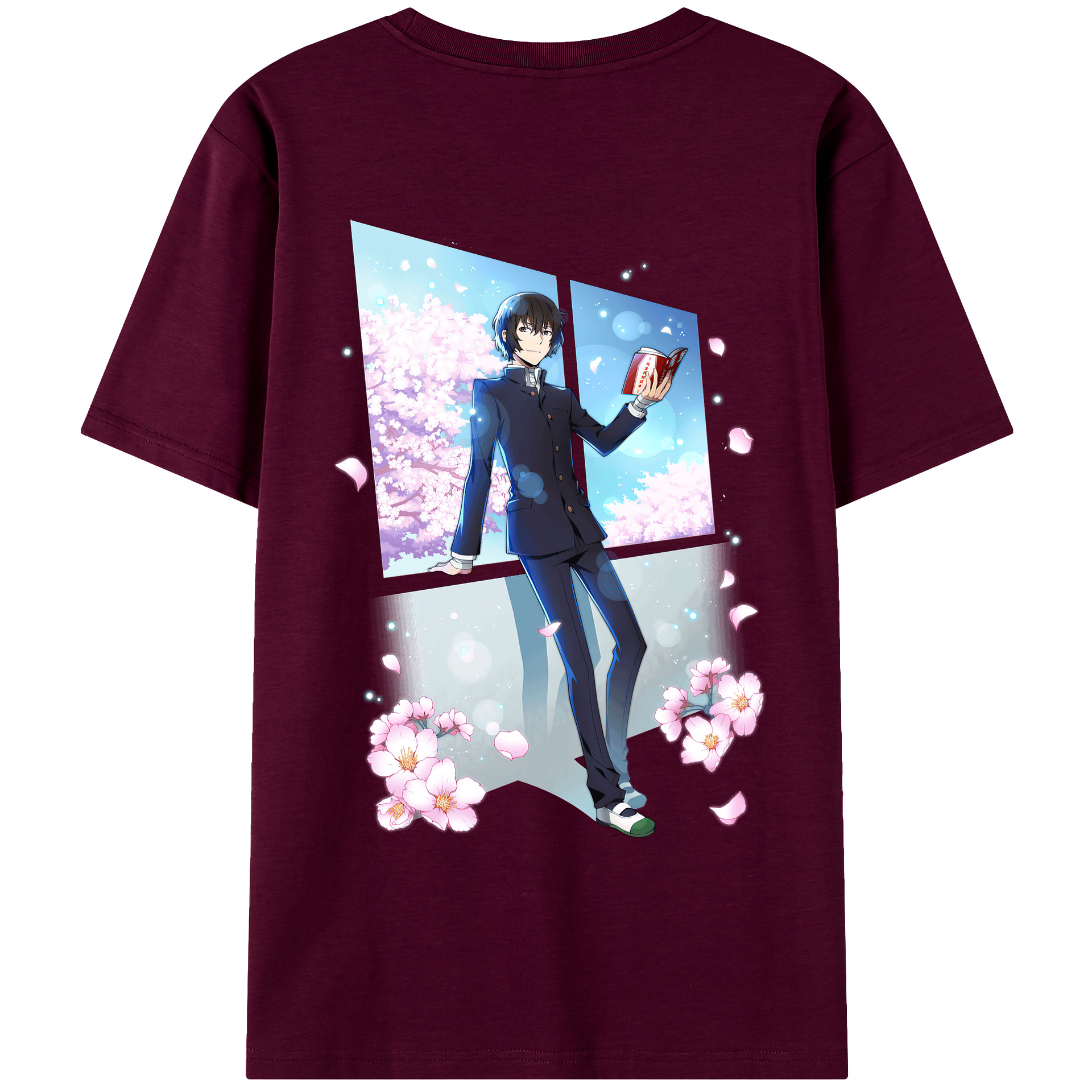 （画像用） 文豪ストレイドッグス Bungo Stray Dogs レディース半袖Tシャツ(バックプリント)